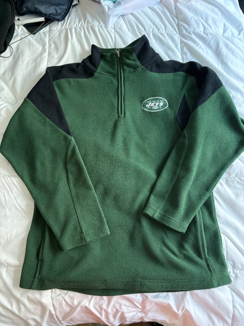Jets Quarter-Zip Fleece
